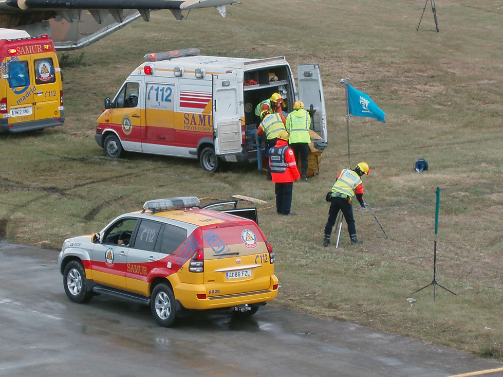 Simulacro 2008 - Ambulancias de SAMUR